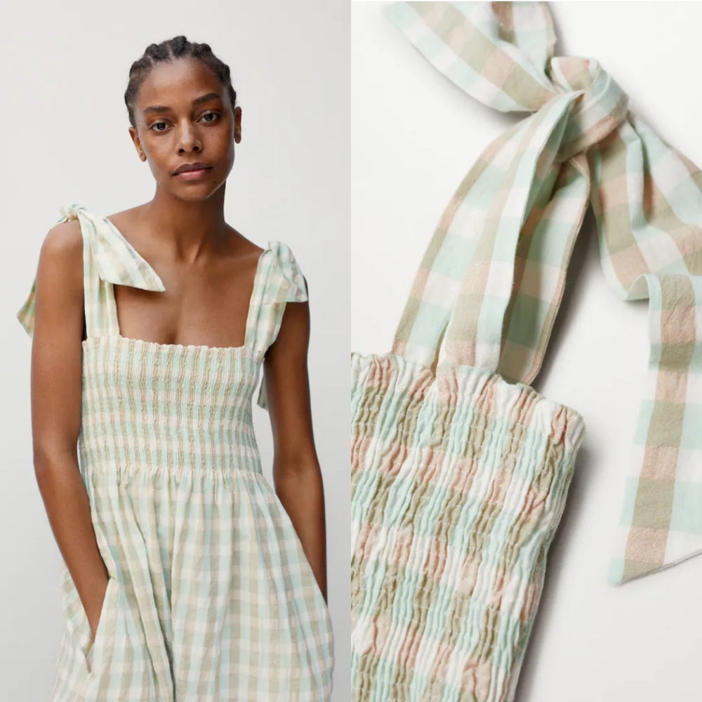 MANGO Vichy dress - Picture 5 of 5